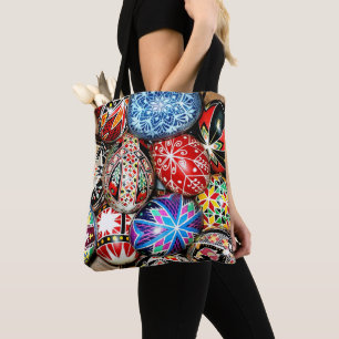 Bolsa Tote Ovos De Páscoa Ucranianos,