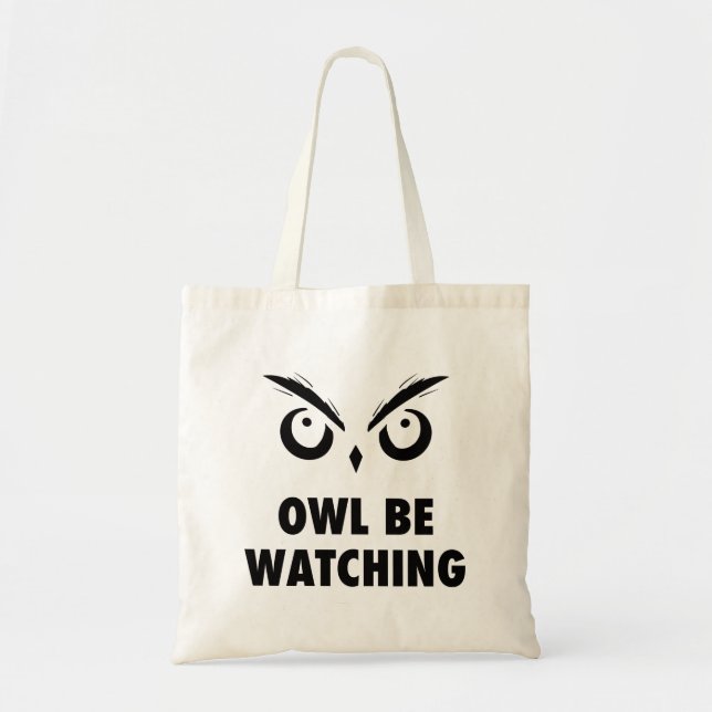 Bolsa Tote Owl Be Watching (Frente)
