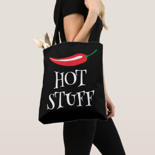 Bolsa Tote Pá pimenta vermelha picante engraçado