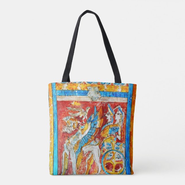 Bolsa Tote pa tradicional da parede da mitologia grega de (Verso)