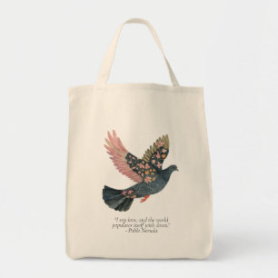 Bolsa Tote Pablo Neruda Cotação Tote Bag