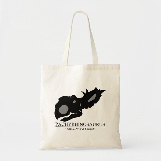 Bolsa Tote Pachyrhinosaurus crânio (Frente)