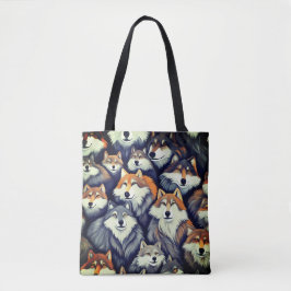 Bolsa Tote Packing around Wolves