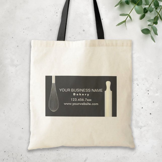 Bolsa Tote Padaria Moderna Simples | Negócios de Confeitaria  (Criador carregado)