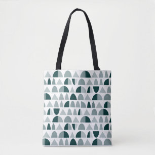Bolsa Tote Padrão Abstrato 290721 - Verde Monocromático