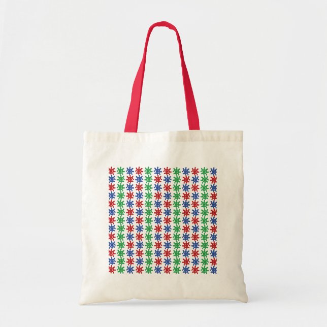 Bolsa Tote Padrão Abstrato Ímpar (Frente)