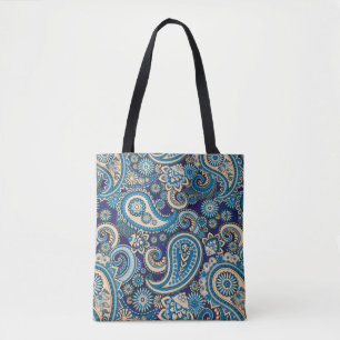 Bolsa Tote padrão abstrato Paisley