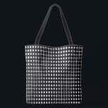 Bolsa Tote Padrão abstrato preto<br><div class="desc">Padrão de abstrato preto e branco</div>