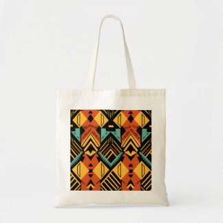 Bolsa Tote Padrão africano vibrante