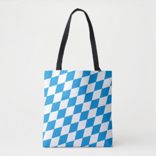 Bolsa Tote Padrão ALEMÃO ESTADO DA BAVARIA Flag Colors