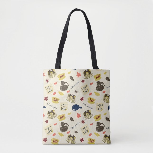 Bolsa Tote Padrão Almoço em Luke's de Gilmore Girls (Frente)