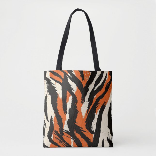 Bolsa Tote padrão animalador (Frente)