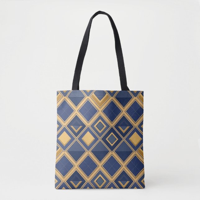 Bolsa Tote Padrão Art Nouveau de 1920 (Frente)
