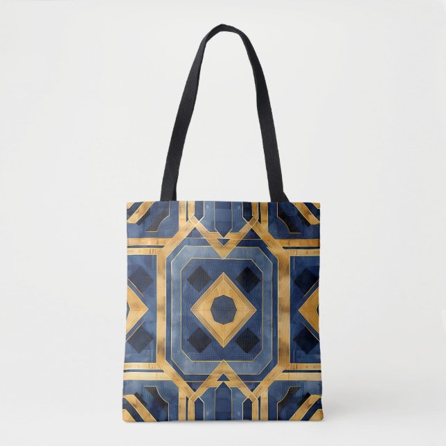 Bolsa Tote Padrão Art Nouveau de 1920 (Frente)
