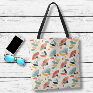 Bolsa Tote Padrão Botânico Retroativo MCM