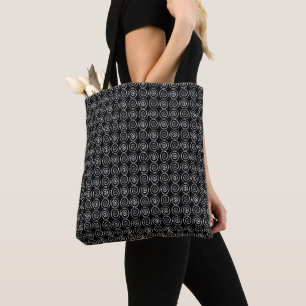 Bolsa Tote Padrão Celta de Espiral Dupla