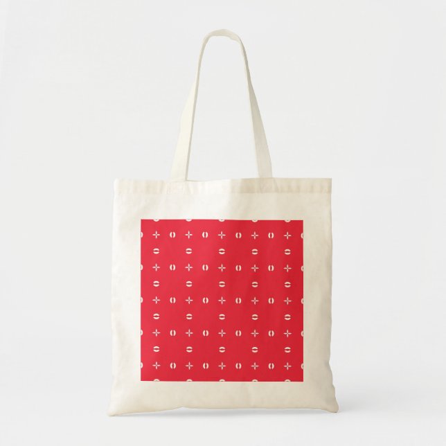 Bolsa Tote Padrão Charme de Férias de Natal 09 -  (Frente)