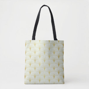 Bolsa Tote Padrão Clássico de Deco sem Olhos. Styli Geométric