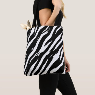 Bolsa Tote Padrão Clássico de Moda de Impressão de Zebra