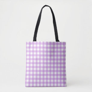 Bolsa Tote Padrão Clássico de Xadrez de Verificação Gingham L