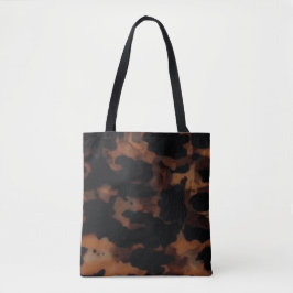 Bolsa Tote Padrão contínuo de casco de tartaruga, elegante ca
