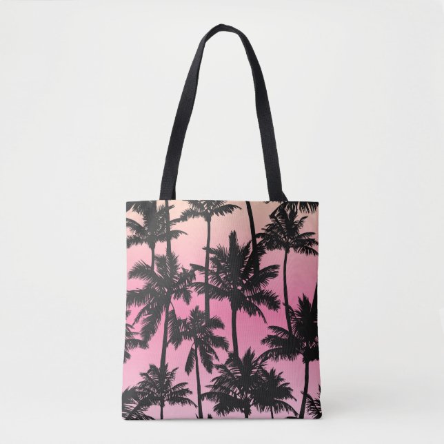 Bolsa Tote Padrão da árvore Palm (Frente)
