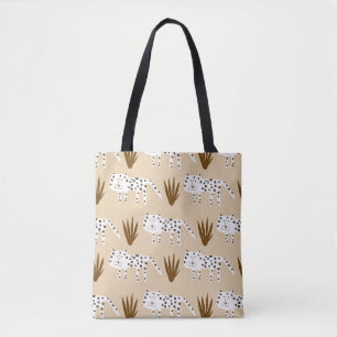 Bolsa Tote Padrão da pele do leopardo
