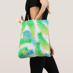 Bolsa Tote Padrão das folhas de palma