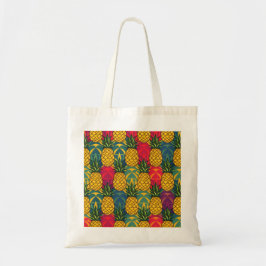 Bolsa Tote Padrão de Abacaxi 