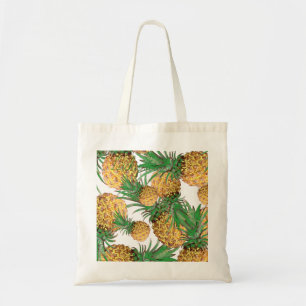 Bolsa Tote Padrão de Abacaxi Tropical Delicioso