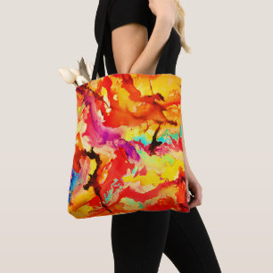Bolsa Tote Padrão de abstrato Art