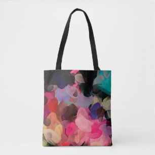 Bolsa Tote Padrão de abstrato de arte digital. Desenho manual
