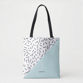 Bolsa Tote Padrão de Abstrato de diversão personalizado
