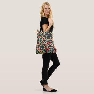 Bolsa Tote Padrão de Abstrato de luxo