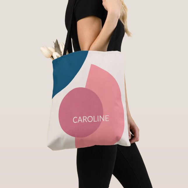 Bolsa Tote Padrão de Abstrato do século médio clássico do Fun (Close Up)