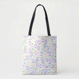 Bolsa Tote Padrão de Abstrato único e bonito