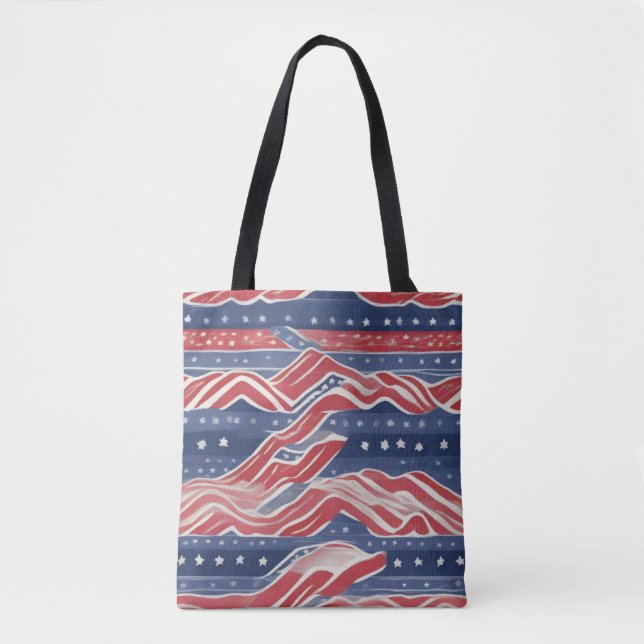 Bolsa Tote Padrão de americana (Frente)