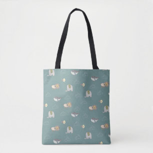 Bolsa Tote Padrão de Animais Escandinavos Cutos