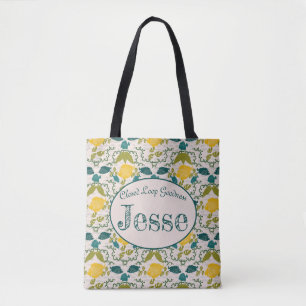 Bolsa Tote Padrão de Aquaponics Fish Sustentável