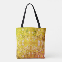 Bolsa Tote Padrão de Aquarela de Abstrato Floral Retroativa S
