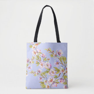 Bolsa Tote Padrão de Aquicultura de Maçã Flor