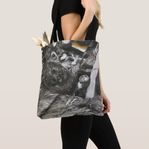 Bolsa Tote padrão de arte moderna abstrato
