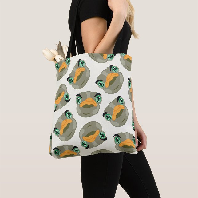 Bolsa Tote Padrão de aves de avestruz (Criador carregado)