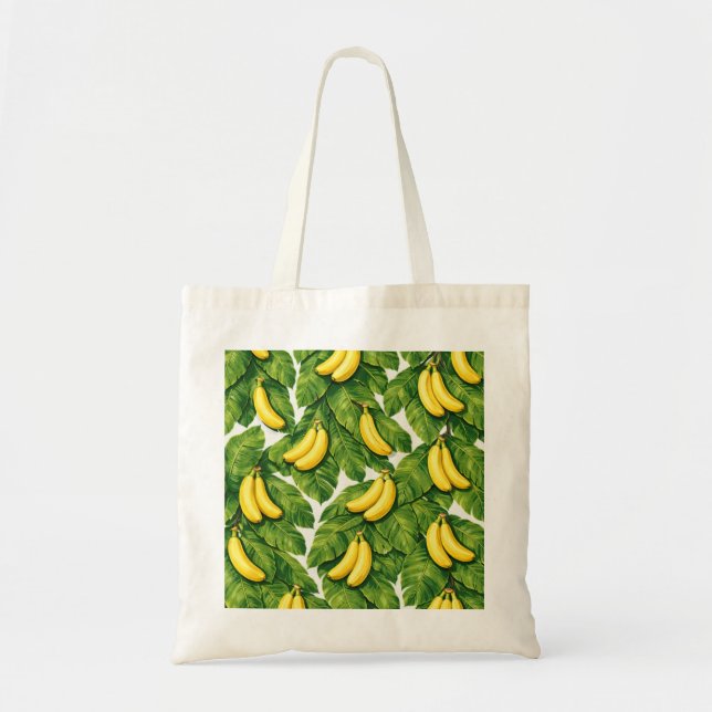Bolsa Tote Padrão de Banana (Frente)