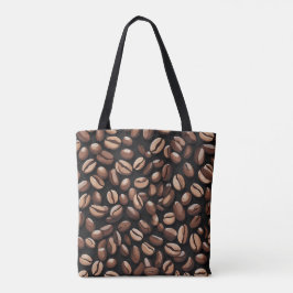 Bolsa Tote Padrão De Bean De Café