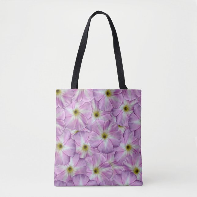 Bolsa Tote Padrão de Bindweed Invisível (Frente)