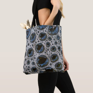 Bolsa Tote Padrão de Bolha Abstrata