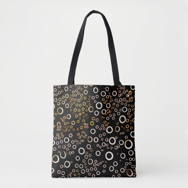 Bolsa Tote Padrão de Bolha Única e Cuta (Frente)