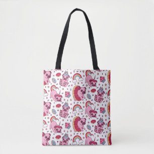 Bolsa Tote Padrão de cachorro fofo para amantes de cães