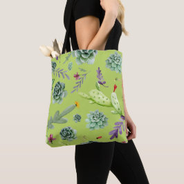 Bolsa Tote Padrão de Cacto 6